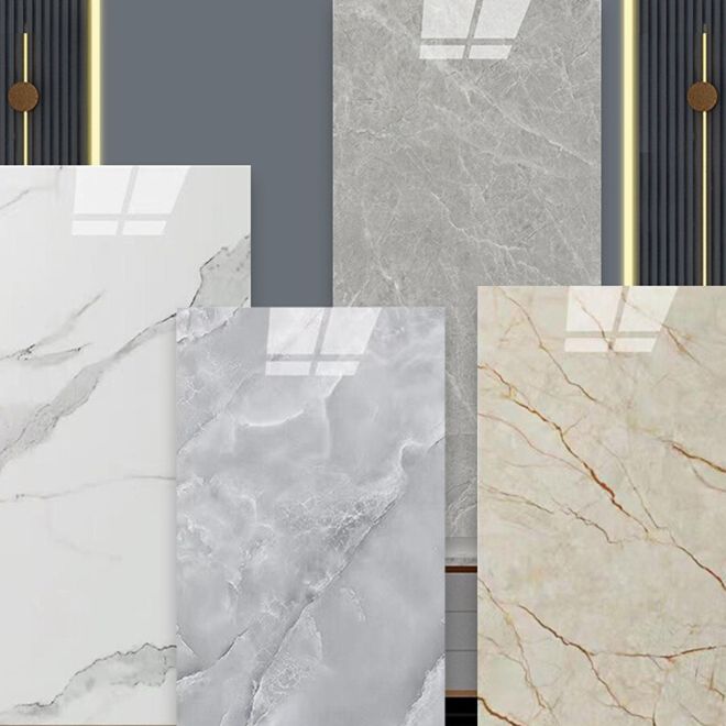 Lisslune | Plastic Peel and Stick Wall Tile Field Tile Wallpaper with Rectangular Shape