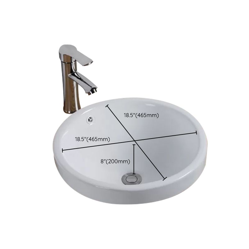 Lisslune | Contemporary oval washbasin ceramic metal under-mount sink