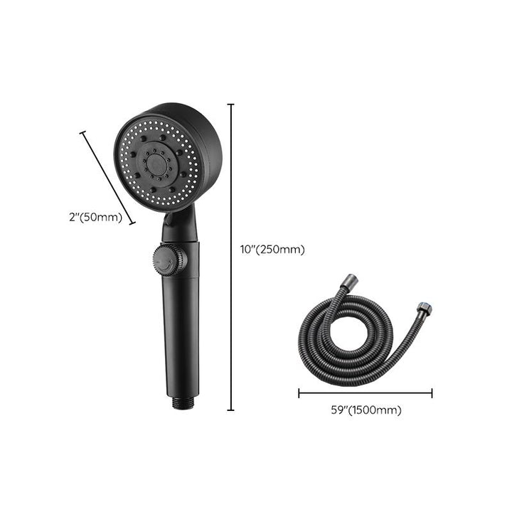 Lisslune | Modern Shower Head Plastic Wall Mounted Shower Head with Adjustable Spray Pattern