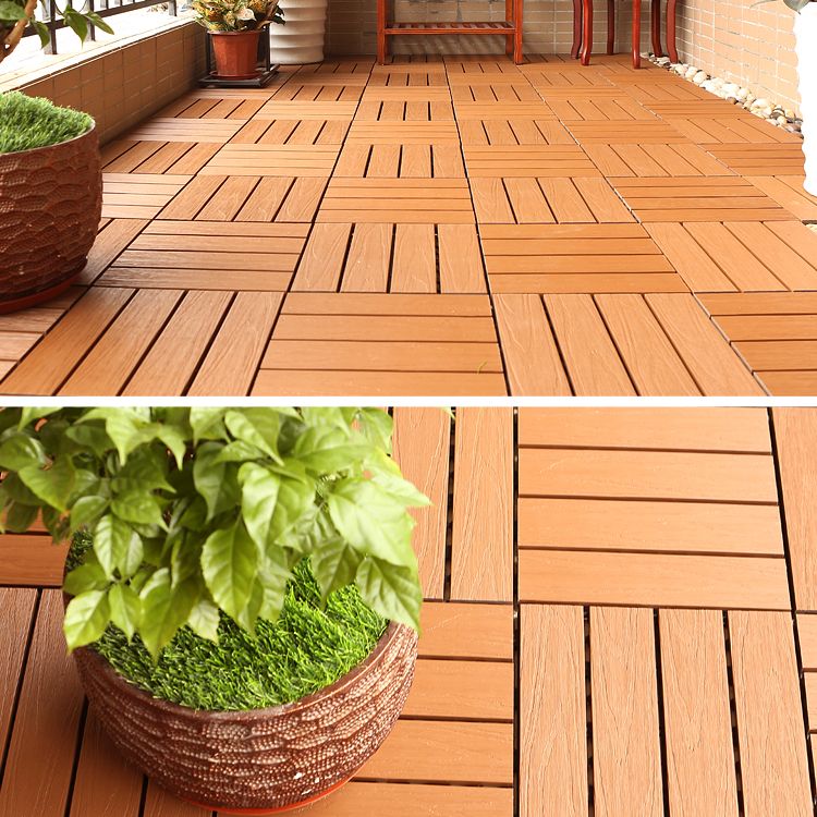 Lisslune | Composite deck tile Solid Color Waterproof Patio Floor Tile