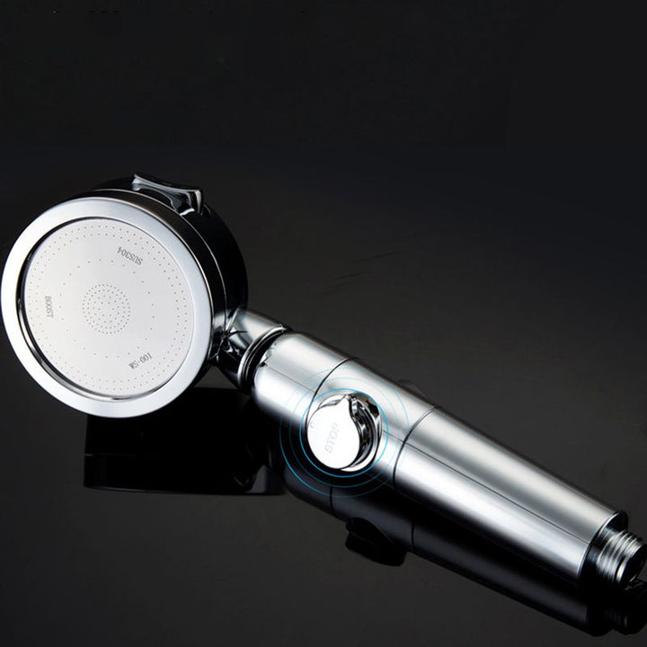 Lisslune | Modern Showerhead Adjustable Spray Pattern Rotatable Round Handheld Showerhead