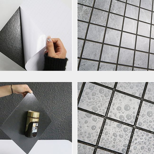 Lisslune | Mosaic Tile Peel and Stick Tile PVC 3D Kitchen Backsplash Peel and Stick Wall Tile