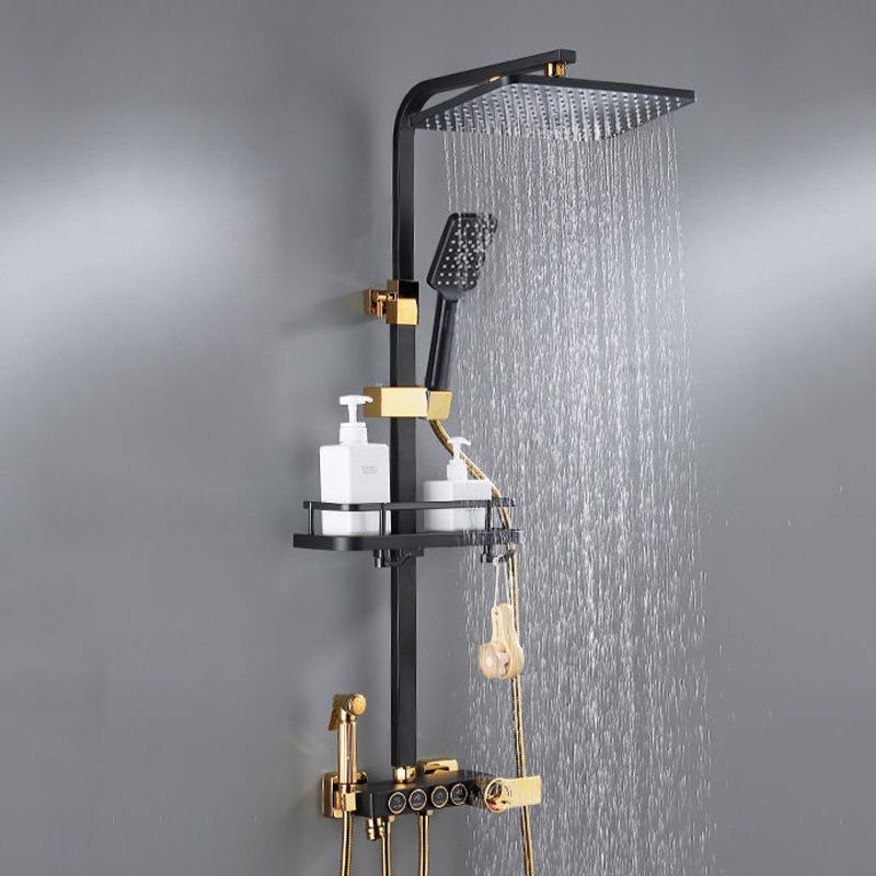 Lisslune | Modern Shower System Wall Mounted Stain Resistant Shower System with Hand Shower