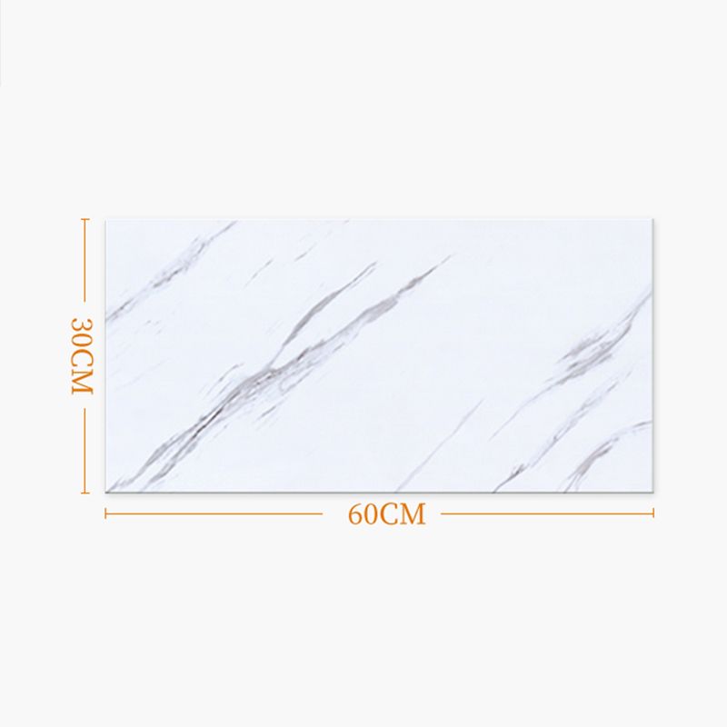 Lisslune | Modern Splash Guard Wallpaper Marble Print Self-Adhesive Splash Guard Tile for Bathroom