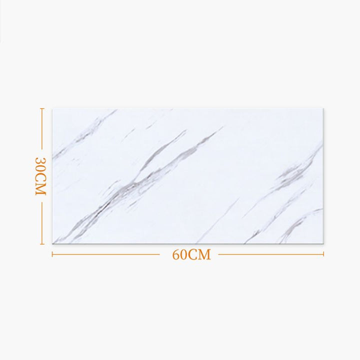 Lisslune | Modern Splash Guard Wallpaper Marble Print Self-Adhesive Splash Guard Tile for Bathroom