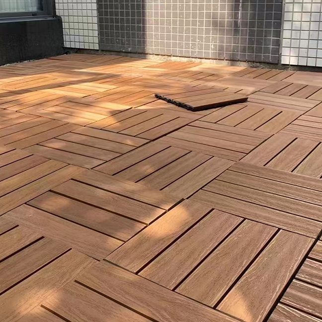 Lisslune | Deck Plank Loose Lay Wood Floor Tiles Garden Outdoor Flooring