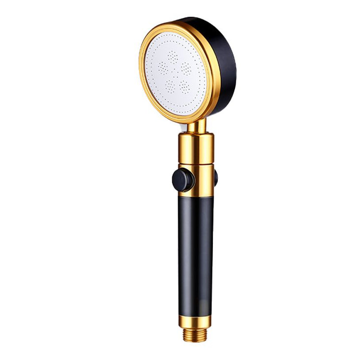 Lisslune | Modern Metal Hand Shower in Black Water efficient round Shower Head