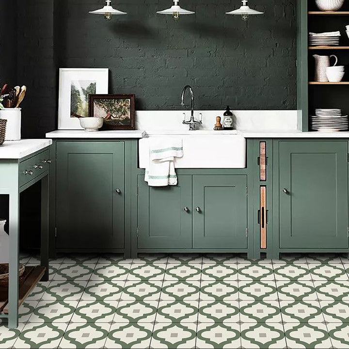 Lisslune | Field tile wallpaper square PVC removable and adhesive back tile