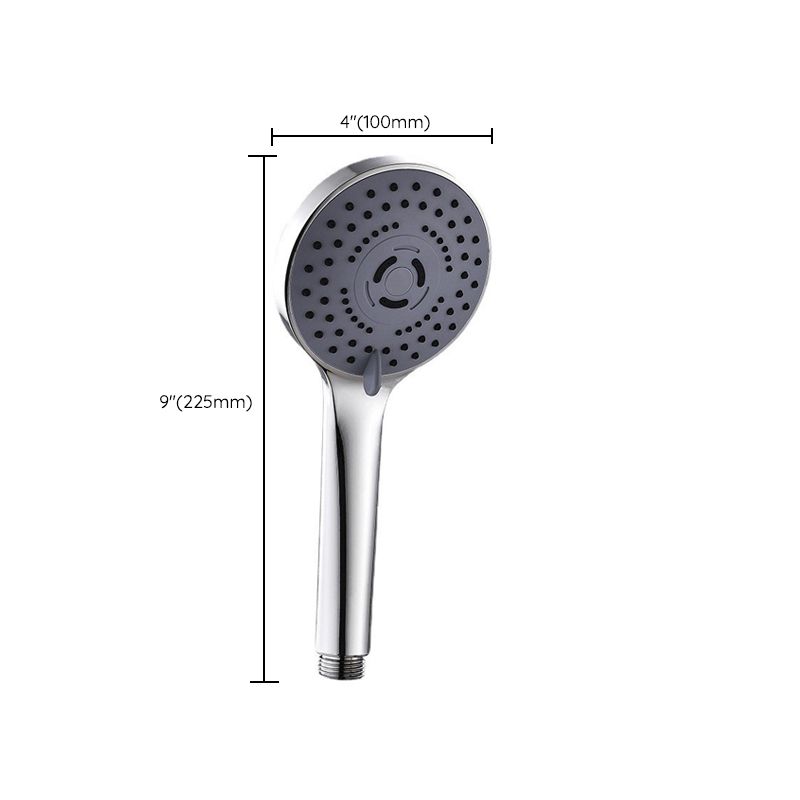 Lisslune | Modern Plastic Shower Head Round Handheld Shower Head with Adjustable Water Flow