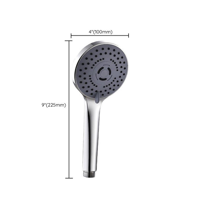 Lisslune | Modern Plastic Shower Head Round Handheld Shower Head with Adjustable Water Flow