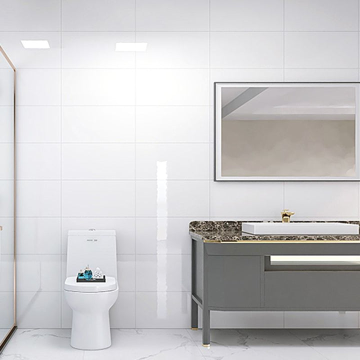 Lisslune | Contemporary Style Wallpaper Single Panel Bathroom Wallpaper with Rectangular Shape