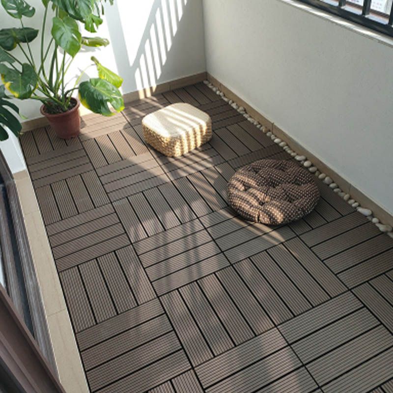 Lisslune | Classic Cover Tile Laying Pattern Wood Outdoor Floor Tile
