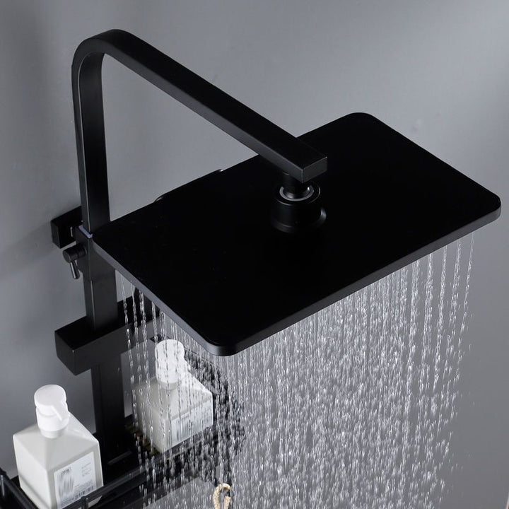 Lisslune | Modern Shower System Wall Mounted Stain Resistant Shower System with Hand Shower