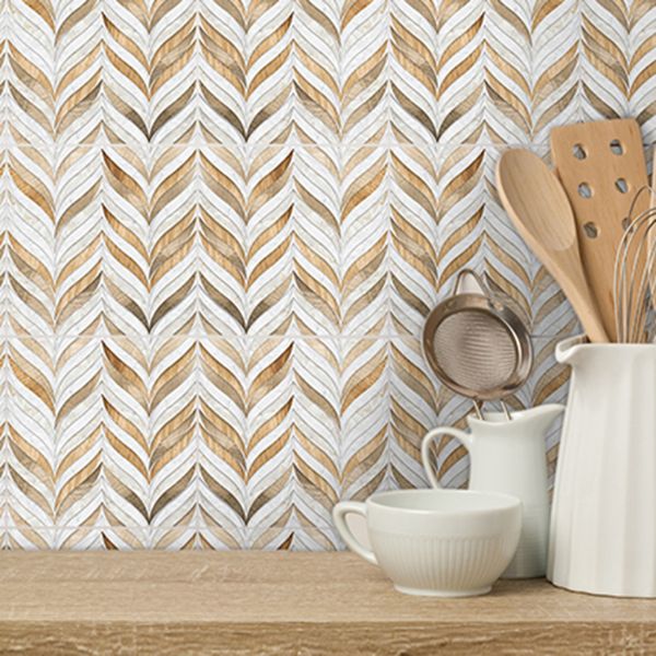 Lisslune | Contemporary Mosaic Tile Peel and Stick Tile Kitchen Backsplash Peel and Stick Wall Tile
