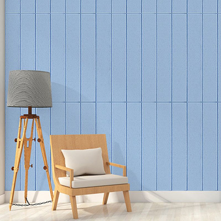 Lisslune | Solid color 3D embossed wall panel waterproof foam interior wall tile