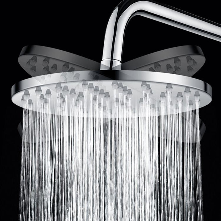 Lisslune | Metal Shower Head Combo Contemporary Round Fixed Shower Head for the Bathroom