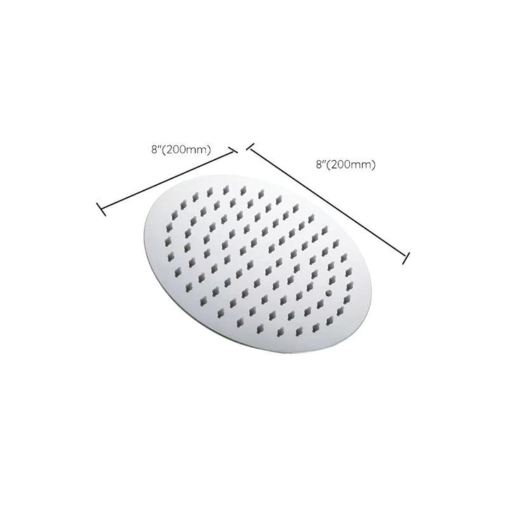 Lisslune | Stainless Steel Showerhead Combo Modern Fixed Showerhead for the Bathroom