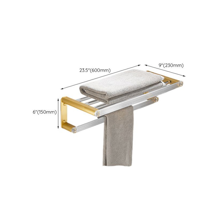Lisslune | Modern Bathroom Hardware Towel Bar Bath Shelf Bathroom Accessories Set