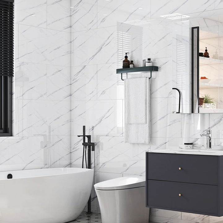 Lisslune | Modern Peel and Stick Back Panel Rectangular Peel and Stick Back Panel Wall Tile
