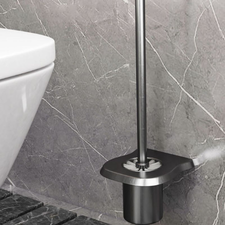 Lisslune | Modern gray bathroom accessory set bathroom shelf bath hardware set
