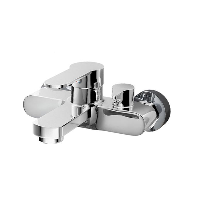 Lisslune | Popular Wall-Mounted Bathtub Faucet Fixed Lever Handle Bathtub Filler Trim