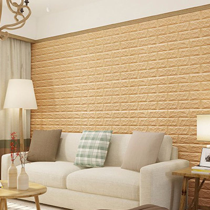Lisslune | 3D-embossed wall panels Color Waterproof Foam Interior wall tile