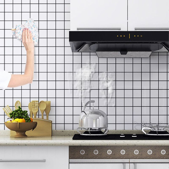 Lisslune | Individual Tile Peel and Stick Backsplash Contemporary Kitchen Paper