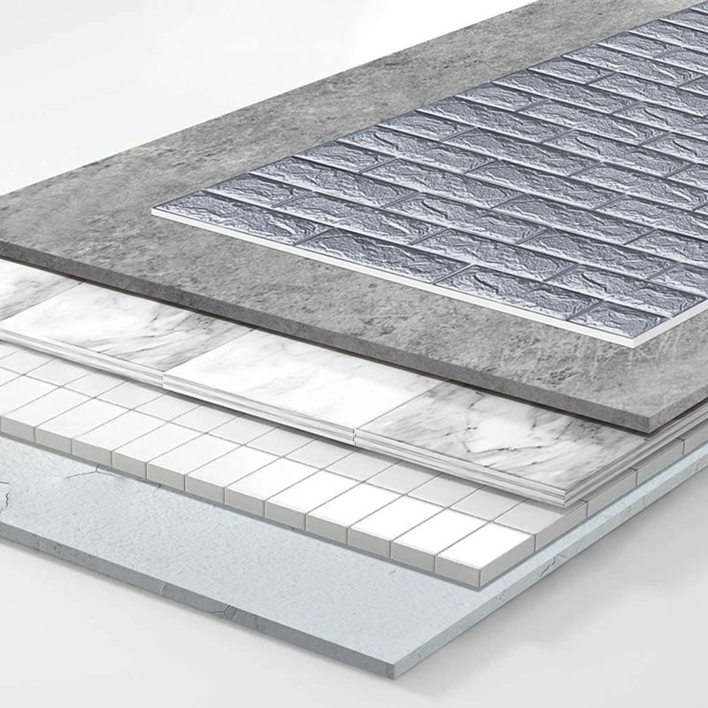 Lisslune | Modern Wall Shelf 3D Brick Bedroom and Living Room Wall Panels