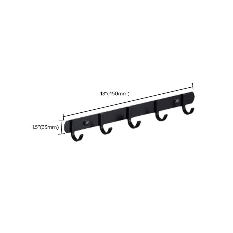 Lisslune | Modern Bathroom Accessories Black Paper Holder Bathroom Shelf Bathroom Accessory Set