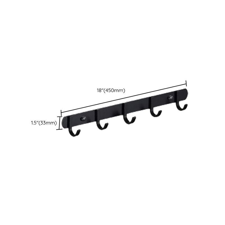 Lisslune | Modern Bathroom Accessories Black Paper Holder Bathroom Shelf Bathroom Accessory Set