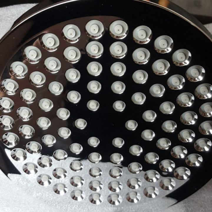 Lisslune | Contemporary Shower Combination Fixed Shower Head Stainless Steel Wall Mounted Round Shower Head