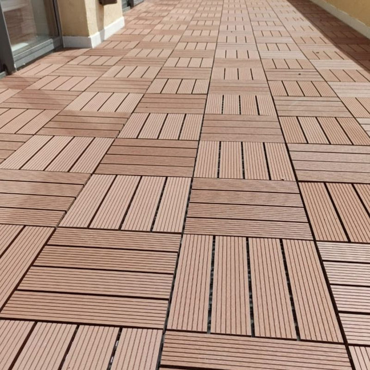 Lisslune | Floor Bullnose Click Lock Wire Brushed Wood Tiles
