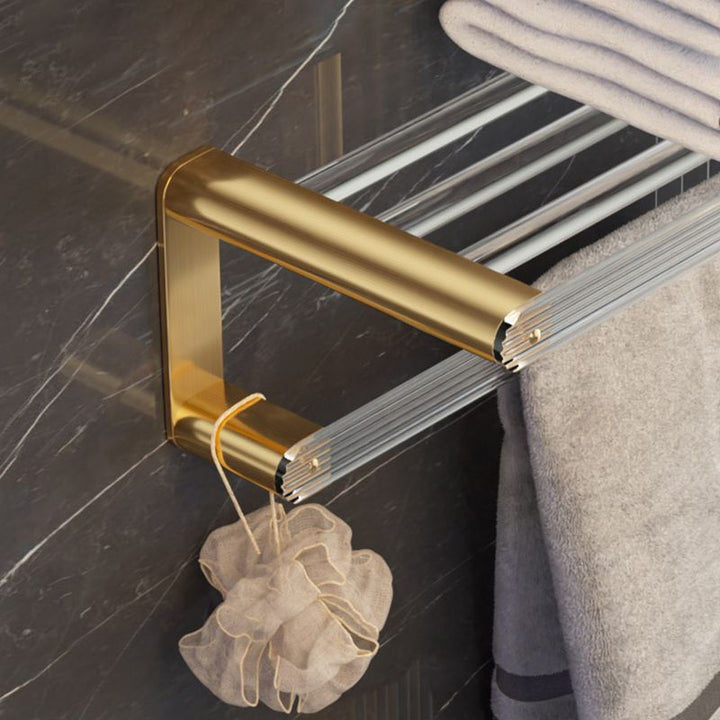 Lisslune | 6-piece Bathroom Set Aluminum and Acrylic Bathroom Accessories Hardware Set