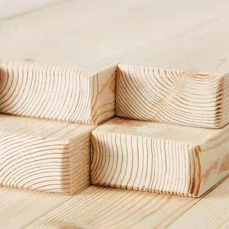 Lisslune | 4-Slat Wood Floor Tiles Interlocking Installation Floor Tiles