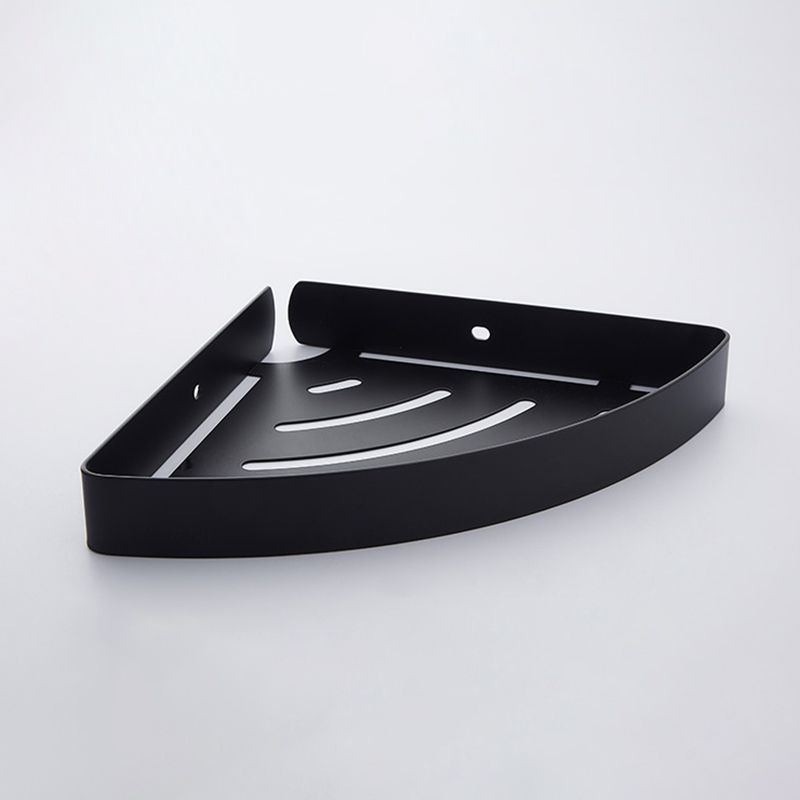 Lisslune | Silver/black Bathroom accessory set Modern 1/2/3 - Piece Bathroom shelf