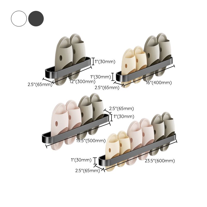 Lisslune | Minimalist Bathroom Accessories Set Metal Slipper Rack/Towel Holder