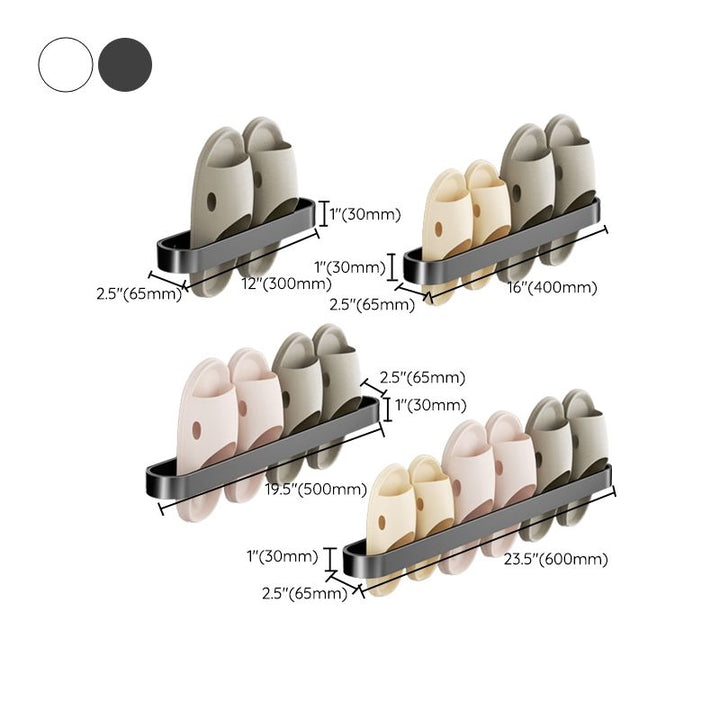 Lisslune | Minimalist Bathroom Accessories Set Metal Slipper Rack/Towel Holder