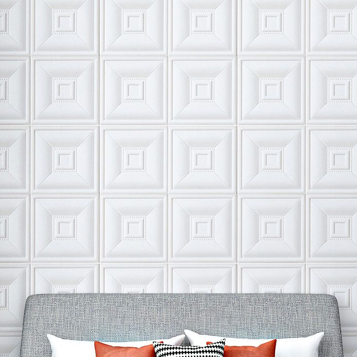 Lisslune | Beautiful Style Wall Panel 3D Print Bathroom Living Room Wall Panels with Padding