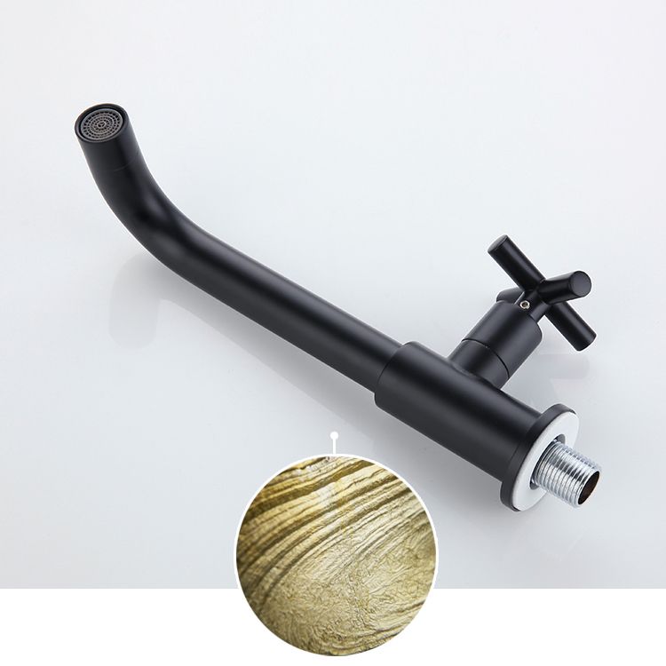 Lisslune | Widely used wall-mounted bathroom sink faucet cross handle low arch faucet