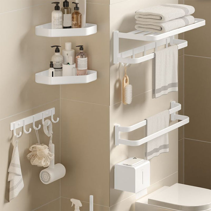 Lisslune | Modern Bathroom Accessory Set Paper Holder Bathroom Shelf Bathroom Accessory Kit