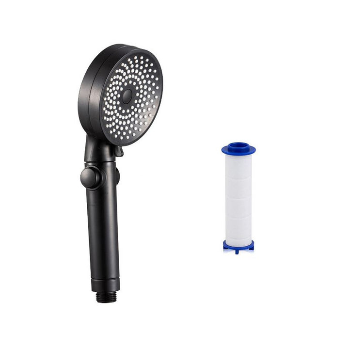 Lisslune | Contemporary Round Shower Head Combo Handheld Shower Head 9.8 Inch H Spray Head