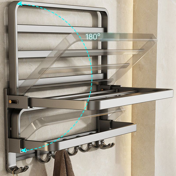 Lisslune | Modern Towel Rod Bathroom Set Bathroom Shelf Bathroom Accessories Kit