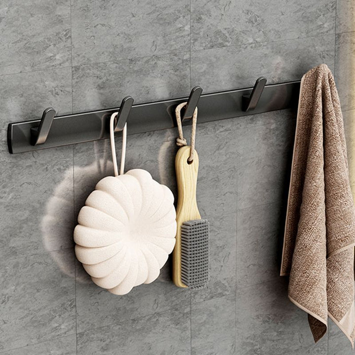 Lisslune | Matte Gray Bathroom Hardware Set Modern Bathroom Accessories Set