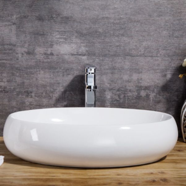 Lisslune | Modern Basin Solid Color Porcelain Sink