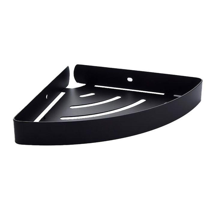 Lisslune | Silver/black Bathroom accessory set Modern 1/2/3 - Piece Bathroom shelf