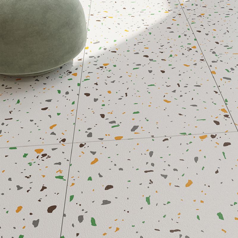 Lisslune | Peel and Stick Vinyl Floor Low Gloss Vinyl Floor with Marble Look