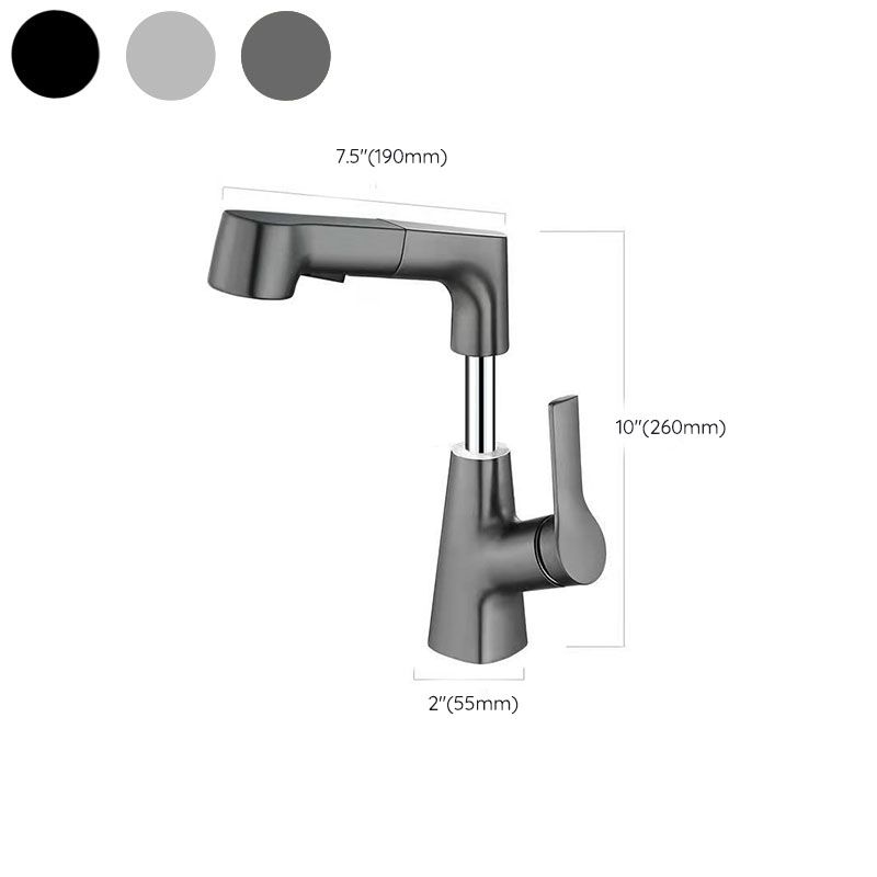 Lisslune | Modern centerset faucet with single lever handle for countertop washbasin bathroom fixture