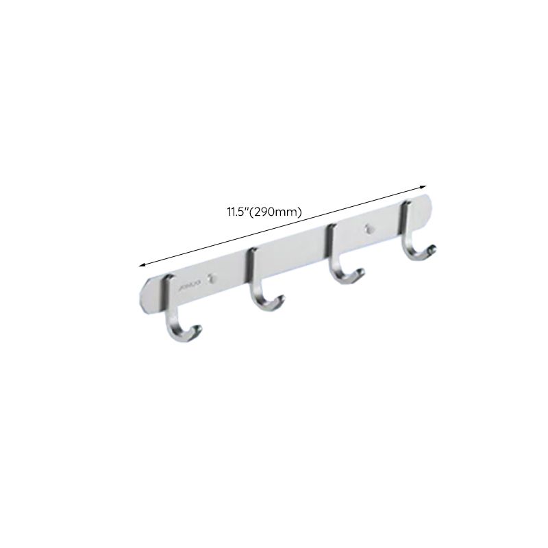 Lisslune | Contemporary bathroom accessory set made of aluminum with towel holder/bath shelf