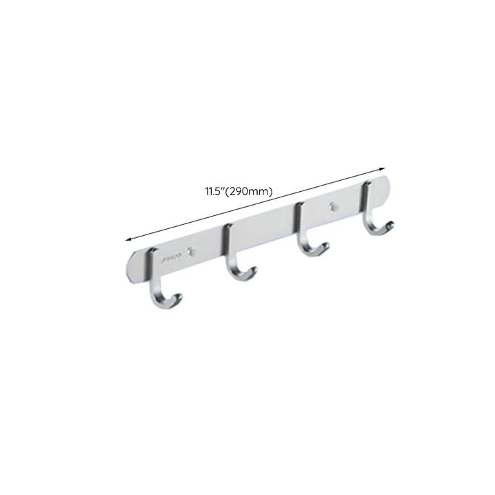 Lisslune | Contemporary bathroom accessory set made of aluminum with towel holder/bath shelf