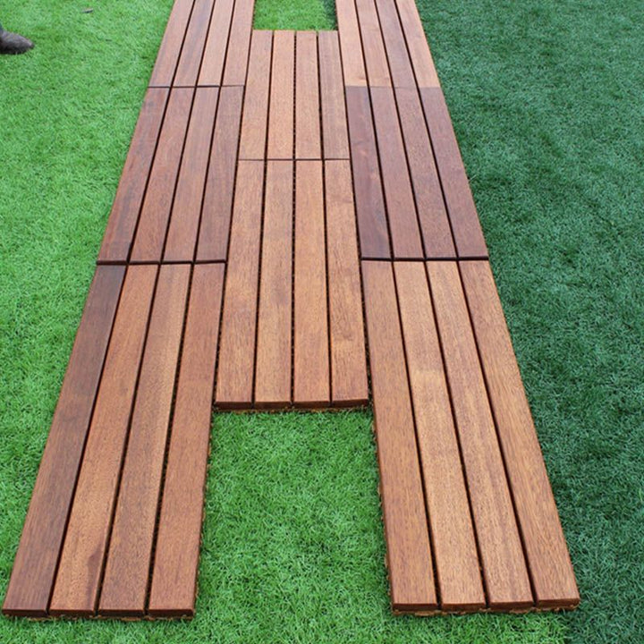 Lisslune | Wood Decking Waterproof Composite Paving Tiles
